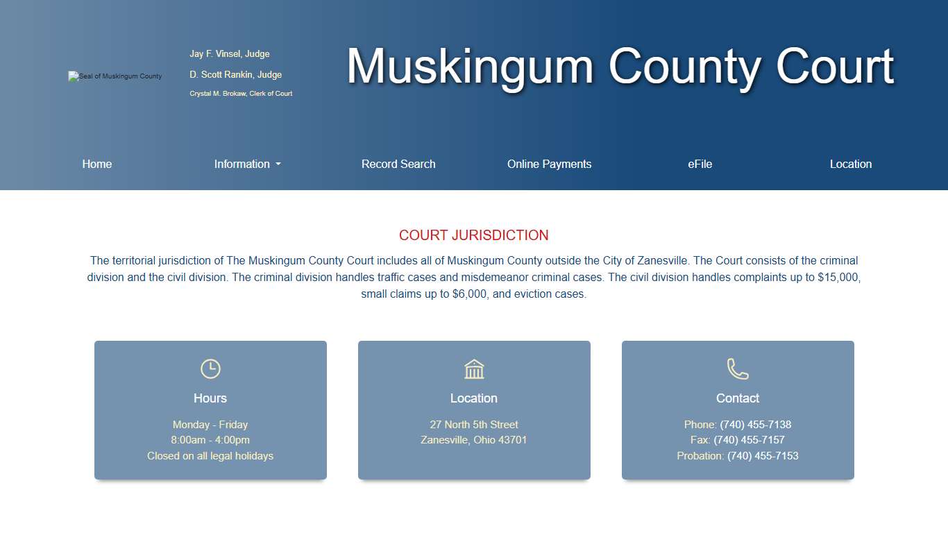 Muskingum County Court